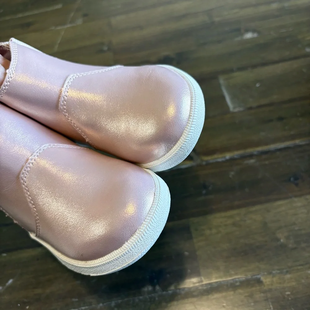 Dr Scholl’s Toddler Girl Size 8 Glitter Ankle Boots Comfy New